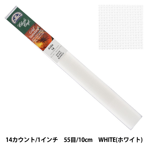 D.M.G. ベージュ 14-132T DMC 刺繍布 メタリックアイーダ 14カウント（55目） GD1440BX 色