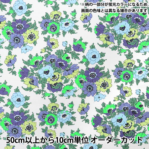 数量5から】 生地 『LIBERTY リバティプリント 11号帆布 ルイズ