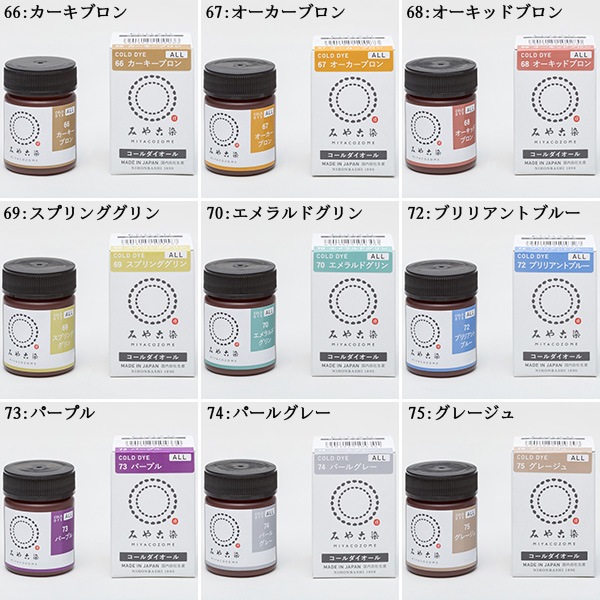 染料 『COLD DYE ALL (コールダイオール) 05イエロー』 KATSURAYA 桂屋