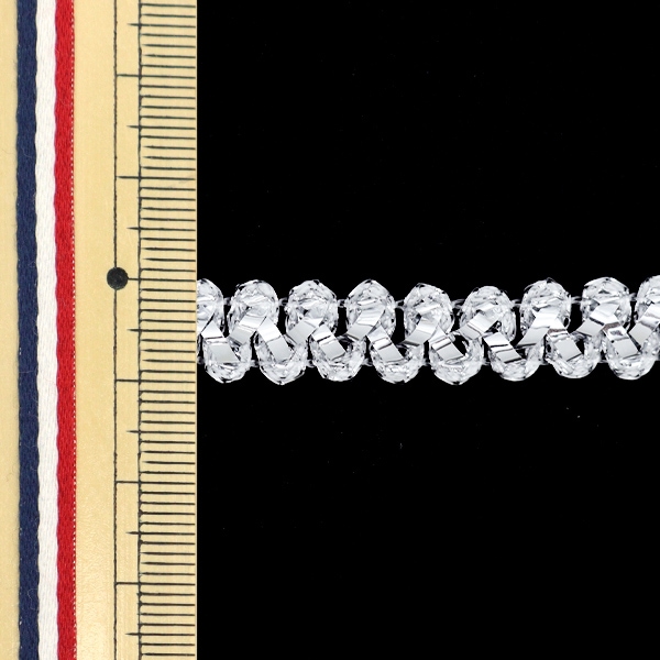 数量5から】 手芸ブレード 『ラメブレード シルバー 110462』 服飾