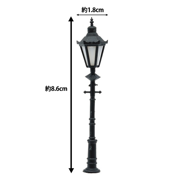 ミニチュアクラフト 『ミニチュアパーツ 街灯B MIT-580』 ERUBERU