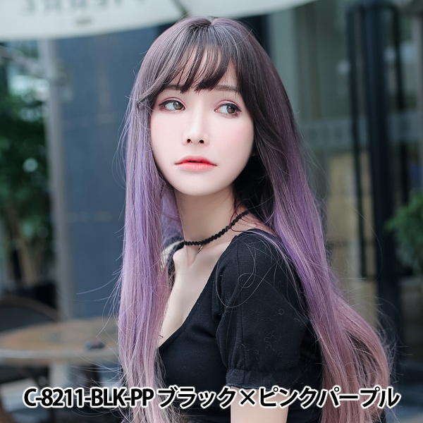 ヘアウィッグ pinkウィッグ𓂃🌸 色落ちが早いピンク系カラーはwigで👩🩷 1