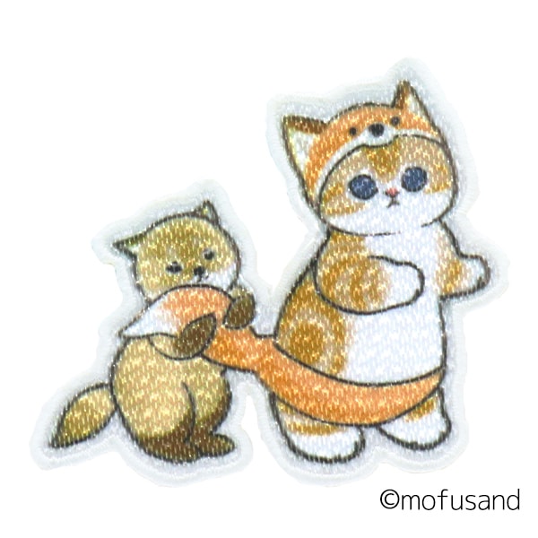 ワッペン 『刺繍ワッペンシール パンダにゃん UTN262』 雑貨,ワッペン