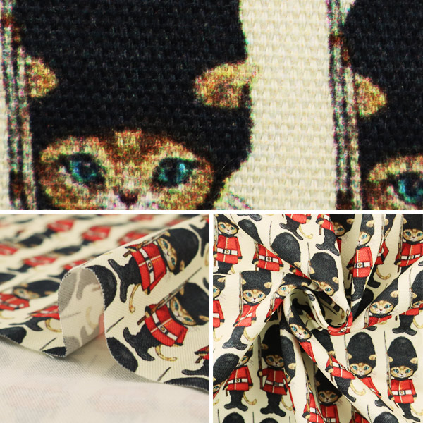 生地 『LONDON cat. 20オックス カットクロス ミルキーホワイト約110cm