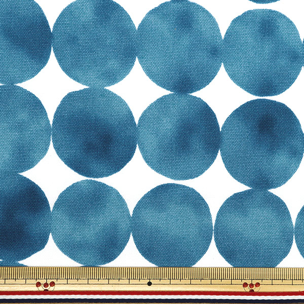 数量5から】 生地 『オックス マーブルドット ブルー AP42812-1A