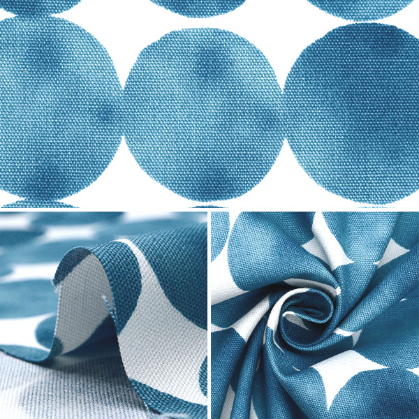 数量5から】 生地 『オックス マーブルドット ブルー AP42812-1A