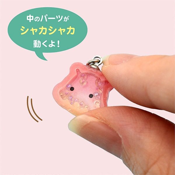 動画付き】 レジンキット 『シャカシャカレジンチャーム ちびめんだこ