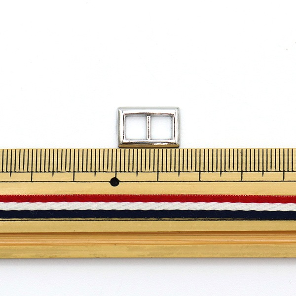 手芸金具 『ミニバックル 内寸6mm MB0610SI シルバー』 服飾,パーツ