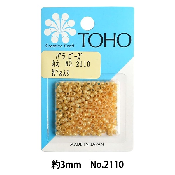 ビーズ 『バラビーズ 丸大 No.2110』 TOHO BEADS トーホービーズ