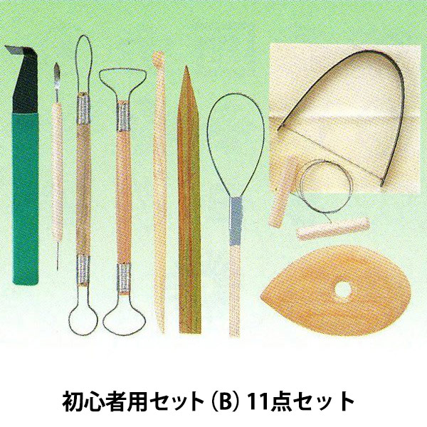 陶芸セット 『初心者用セット (A) 5点セットクレイクラフト』 グット