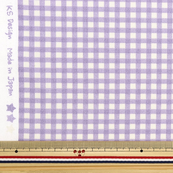 数量5から】 生地 『オックス ニュアンスチェック くすみ