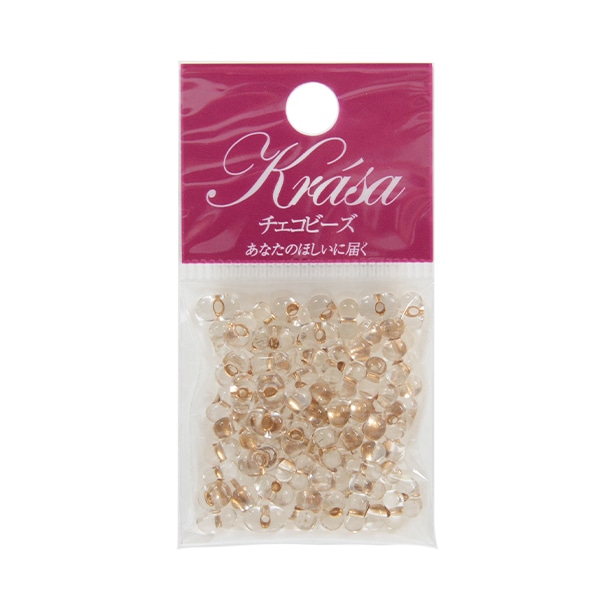 ビーズ 『チェコビーズ ファルファーレ ブロンズライン 3.2mm×6.5mm