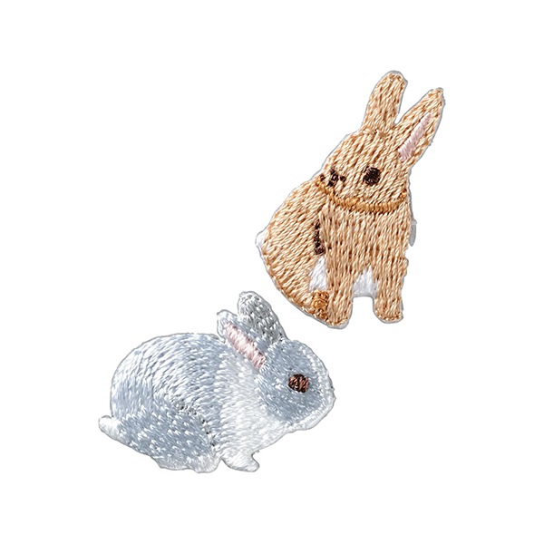 ワッペン 『Coucou (クークー) うさぎ H457-879』 Hamanaka ハマナカ