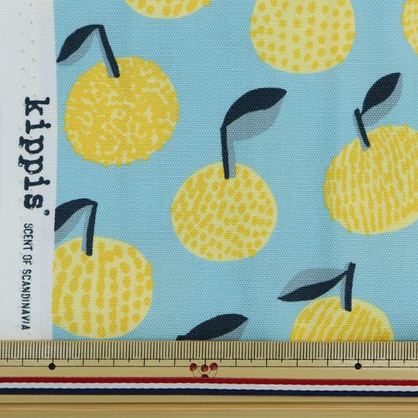 生地 『kippis (キッピス) オックス カットクロス 約108×50cm みかん