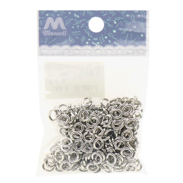 手芸金具 『Cカン 1.4×6×7mm シルバー 50g 約250個入り』 【通販限定
