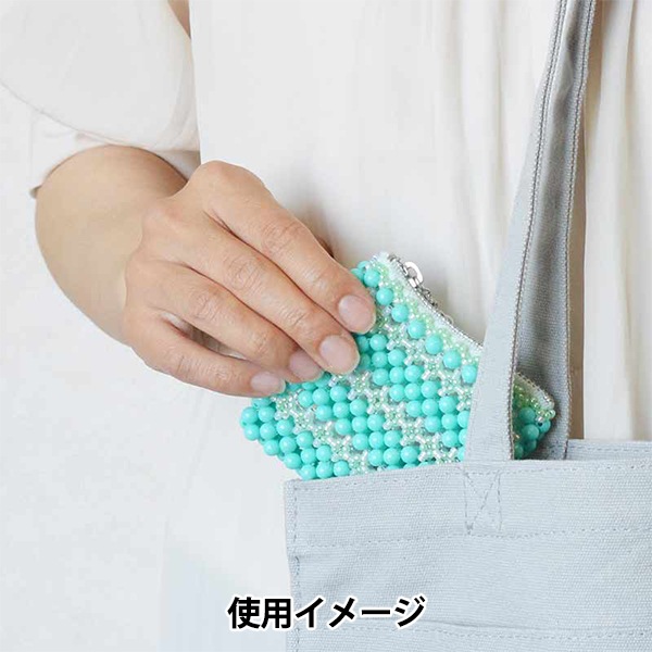 エンジェルアールミントグリーン ビーズ刺繍 エンジェルアールミントグリーン ビーズ刺繍