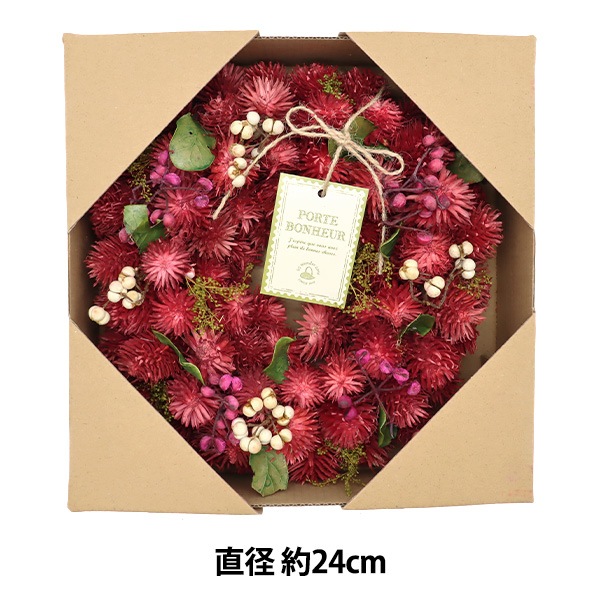 リース 完成品 『SG Wonder zone 完成リース 直径24cm ベリー系