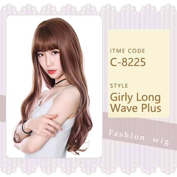 ウィッグ 『Tefure (テフリ) ガーリーロングウェーブ+ グレー×ブルー