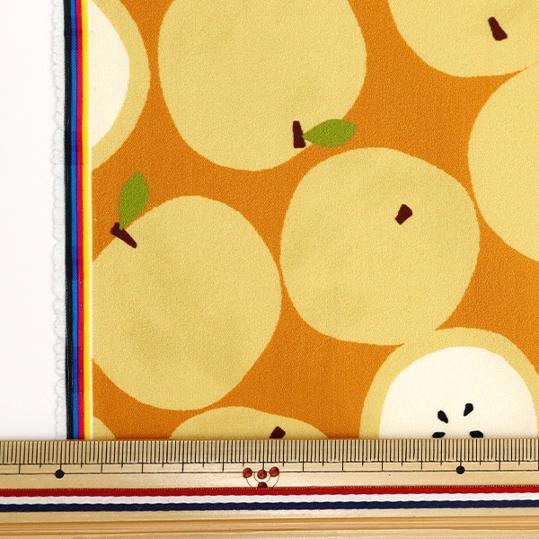 数量5から】 生地 『すごく水をはじく超撥水ポリエステル リンゴ