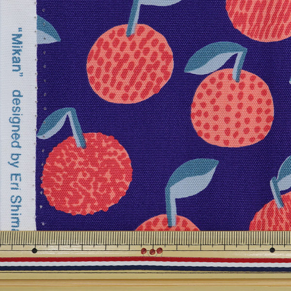 生地 『kippis (キッピス) オックス カットクロス 約50cm みかん Mikan
