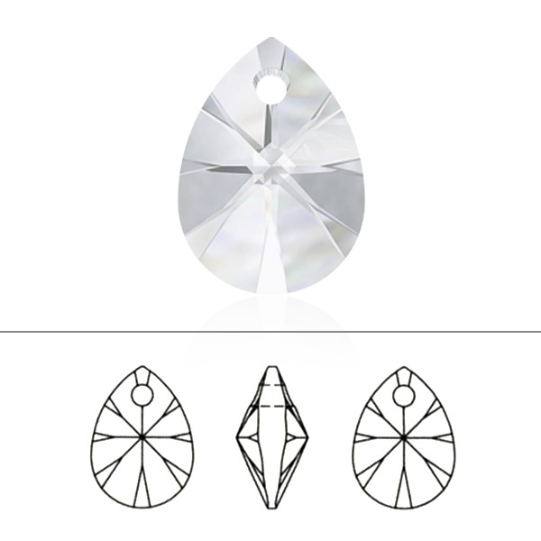 ������ե����� ��#6128 XILION Heart Pendant �����å� 12mm 2γ�� 