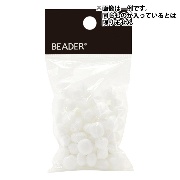 ビーズ 『チェコビーズ ミックスアソートパック 50g ホワイト MIX21