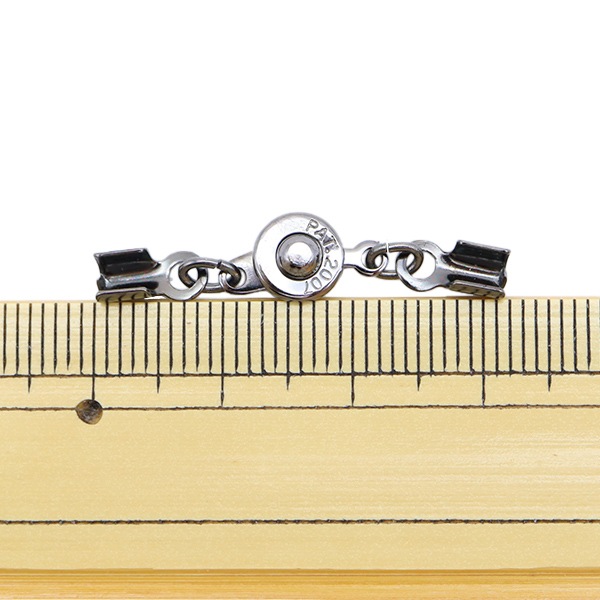 手芸金具 『ニューホック小×紐止め3mmセット ブラック 1セット