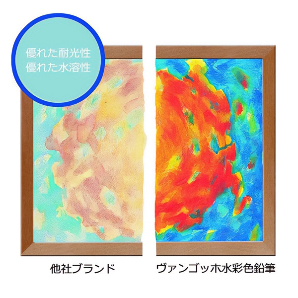鉛筆 『ヴァンゴッホ水彩色鉛筆36色セット』 VAN GOGH ヴァン