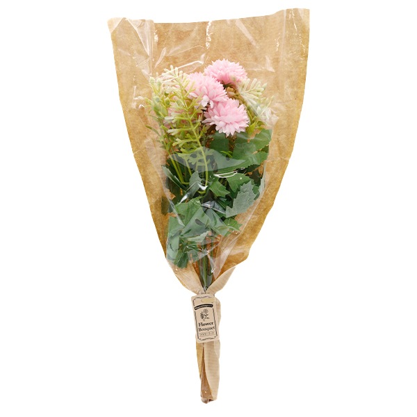 造花 シルクフラワー 『フラワーブーケ マム ピンク ZYJP2419-3