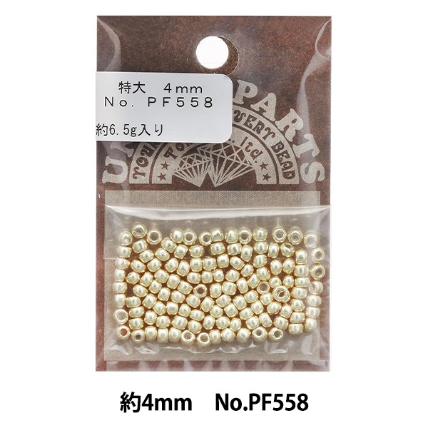 ビーズ 『バラビーズ 特大 約4mm PF558』 TOHO BEADS トーホービーズ