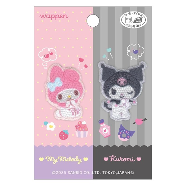 ワッペン 『サンリオワッペン マイメロディ・クロミ SCW73』 PIONEER