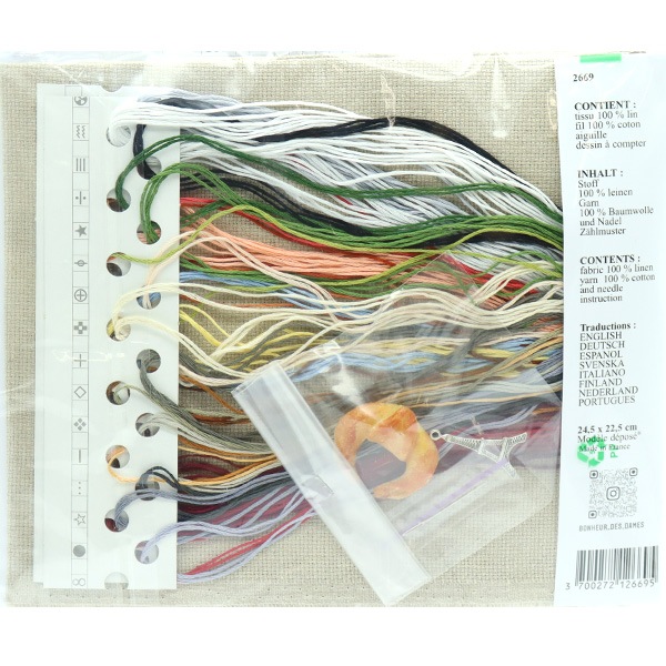 未開封☆Le Bonheur des Dames☆ル・ボヌール・デ・ダム☆marie claire☆マリクレール クロスステッチ キット 刺繍 フランス 手芸 Le Bonheur des Dames クロスステッチ刺繍キット 輸入