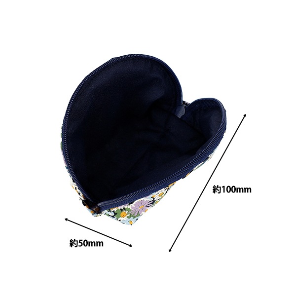 小物入れ 『リバティ・ファブリックス ポーチ シェル型 P2-36300125BE