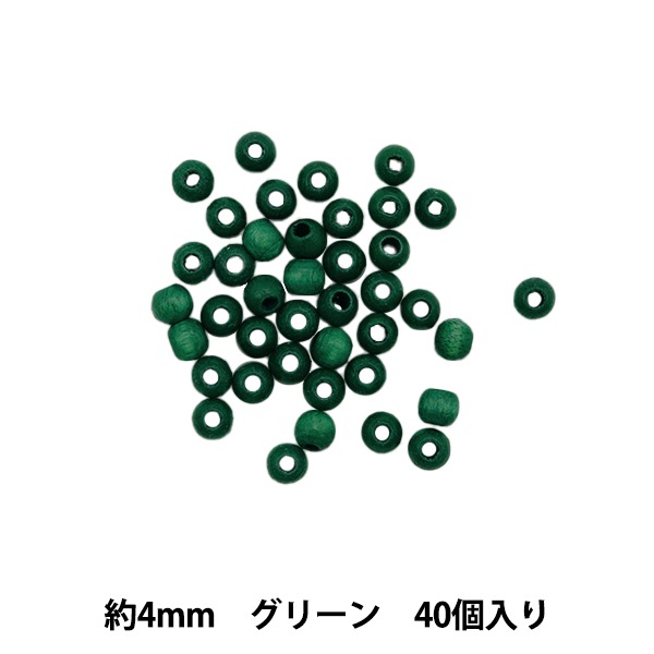 ビーズ『ウッドビーズ NR4-4』TOHOBEADSトーホービーズ ビーズ,ウッド