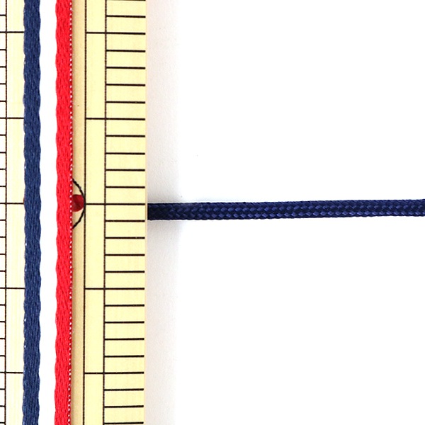 ひも 数量5から】 手芸ひも 『H-1100-1mm‐12 コード 紺』 Elite エリート