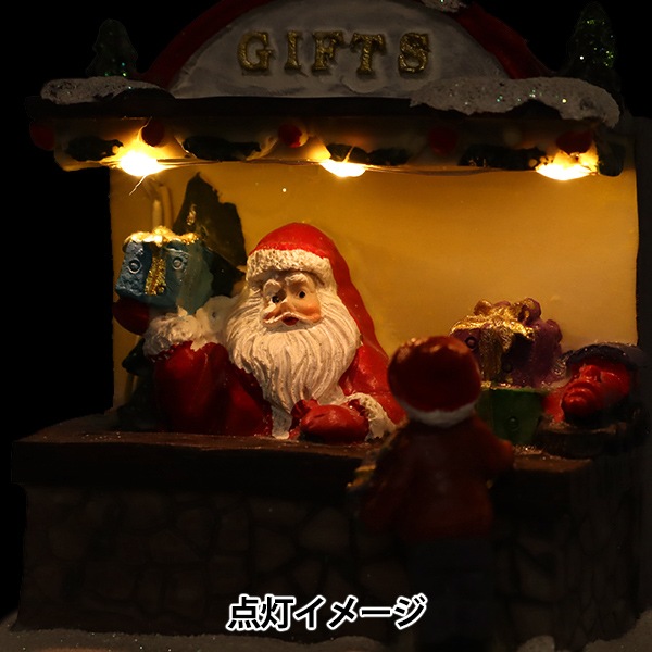 クリスマス雑貨 『クリスマスオブジェC ライト付き CMG-24006』 生活