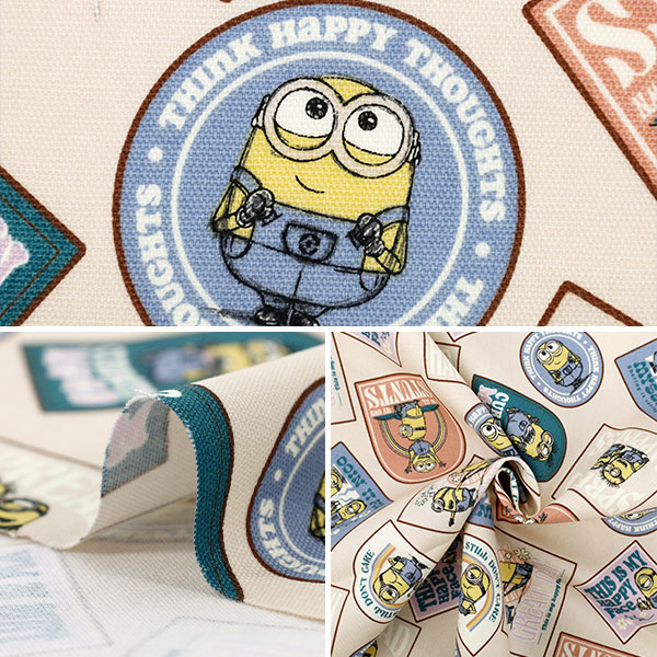 数量5から】 生地 『オックス ミニオン ベージュ G-4215-1A』 KOKKA