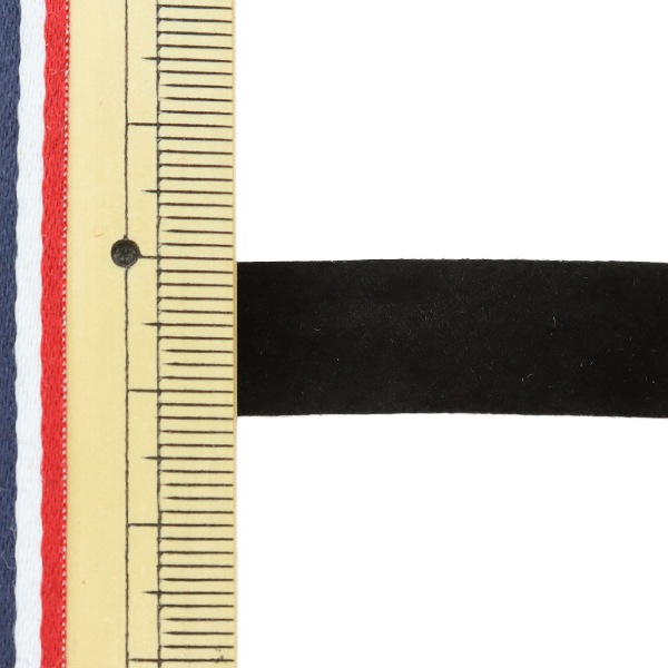 数量5から】 リボン 『スエーディー 1番色 ブラック 約12mm』 TOKYO