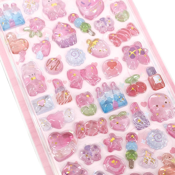 ぷっくりシール 『きらきらCUTEシール ステッカー キュート キューティ