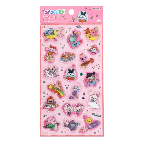 ぷっくりシール 『たまごっち ブルー』 画材・文具,文具・小物,シール