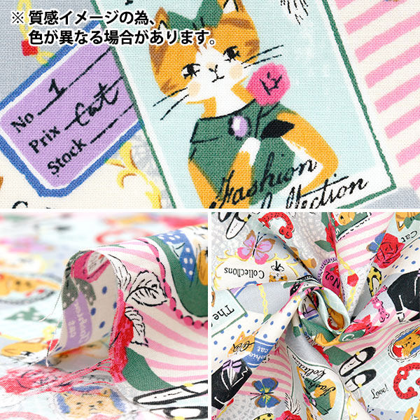 数量5から】 生地 『sobakasu kids. シャーティング コラージュ  