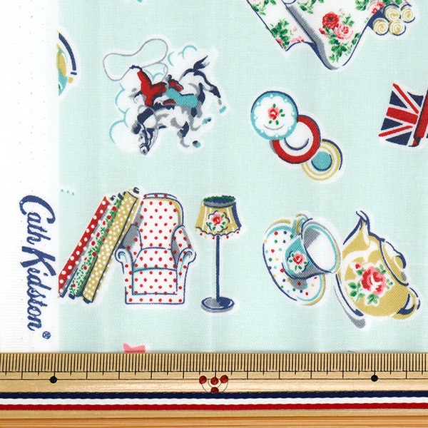 生地 『Cath Kidston シーチングラミネート カットクロス 約103×50cm