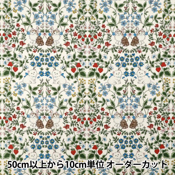数量5から】 生地 『シーチング アールヌーヴォーシンフォニー