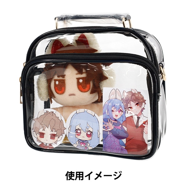 バッグ 『ぬいショルダーバッグ ブラック NSJ-2BK』 生活雑貨