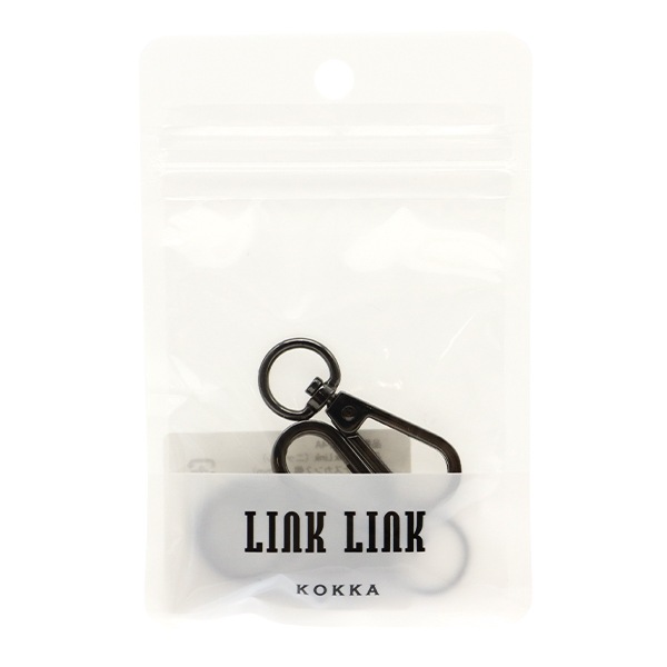 手芸金具 『リング&ナスカン&トチカン 2個セット ニッケル LGLK-4A