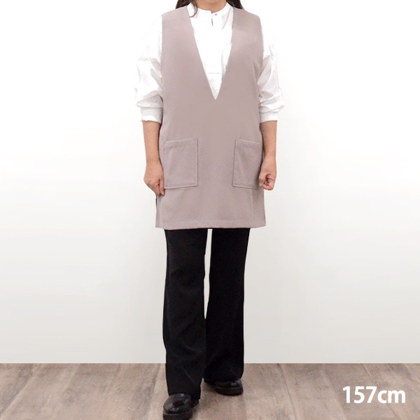 ベスト 『深Vネックベスト ブラック SA00243-30-BK』 GUNNII