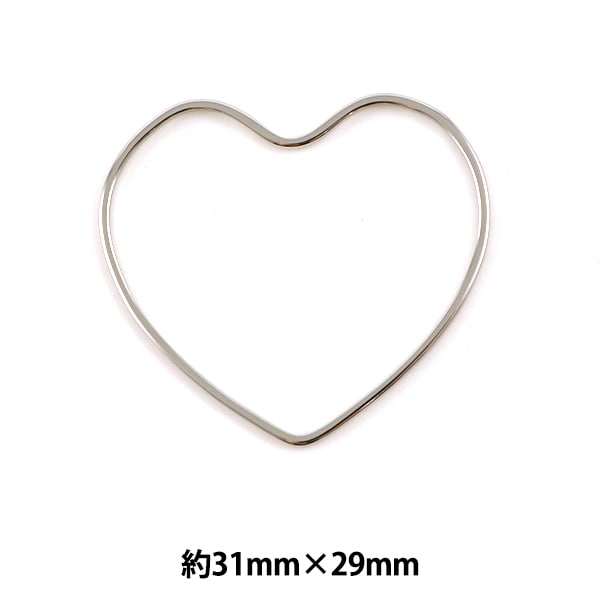 手芸金具 『チャームパーツ ハート 1個入 金色 PD-1724 G』 ビーズ