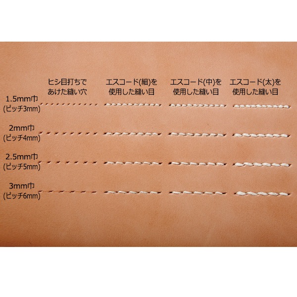 手芸工具 『4本ヒシ目打 1.5mm巾』 LEATHER CRAFT クラフト社 工芸