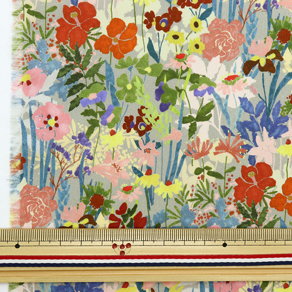 数量5から】 生地 『LIBERTY フローララブコレクション ワイルド