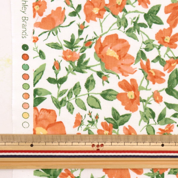 現品限り】【数量5から】 生地 『ローラ アシュレイ プリント